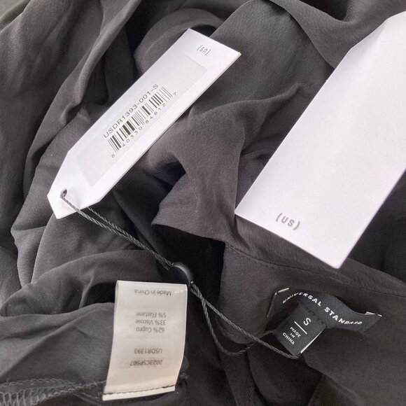 NWT Iconic Cooling Cupro Geneva V Tank Dress Black Small (14-16) $188 - Picture 11 of 12